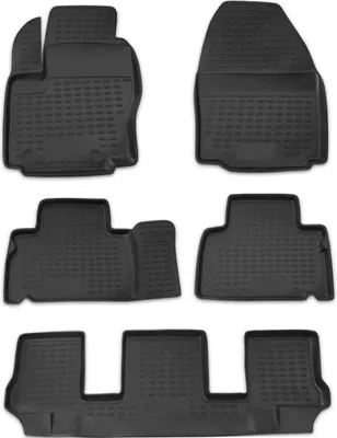 Zdjęcie produktu dla 2006-2015 Dywaniki podłogowe Ford Galaxy TPE czarne 5 szt