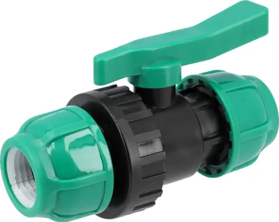 Produktbild von Kugelhahn 32 x 32 mm aus Polypropylen für Wasserinstallationen