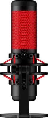 Image de Microphone USB QuadCast éclairage rouge