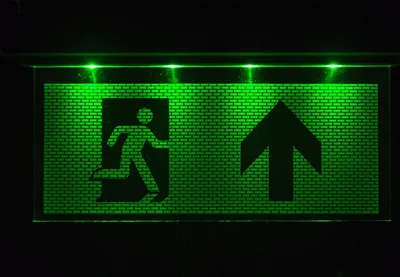 Produktbild von Notleuchte Notbeleuchtung Exit Notausgang Fluchtwegleuchte Notlicht Fluchtweg OBEN