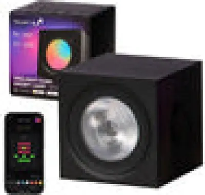 Produktbild von Yeelight Cube, Intelligente Tischleuchte, Wi-Fi/Bluetooth, Schwarz, 802.11b, 802.11g, Wi-Fi 4 (802.11n), Multi, 2,4 GHz