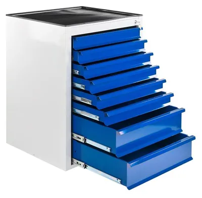 Produktbild von ADB MAMMUT MAXI Schubladenschrank lichtgrau, lichtblau 8 Schubladen 71,0 x 55,0 x 90,0 cm