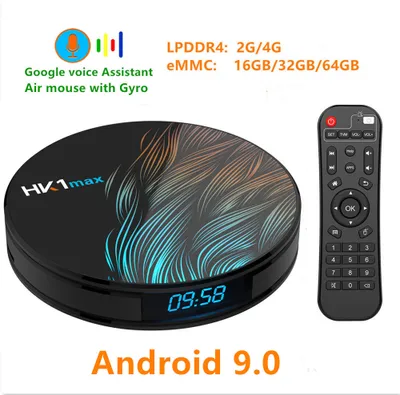 Zdjęcie produktu dla HK1 Max Smart TV Box - 4G + 32G, Plug EU