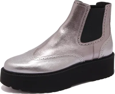 Immagine prodotto di 7113K beatles donna silver HOGAN H355 metallic/scratched effect boot woman