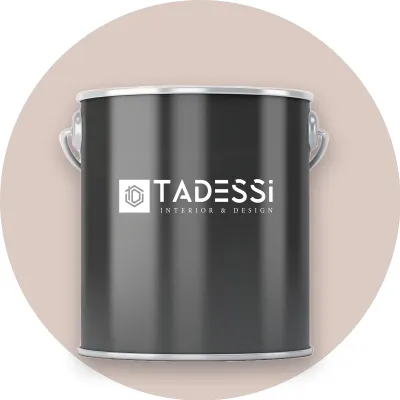 Produktbild von TADESSI Wandfarbe Beige - Kupferrot - abwaschbare Innenfarbe matt - Dispersionsfarbe - Geruchsarm und Lösemittelfrei - 2,5 Liter Gebinde