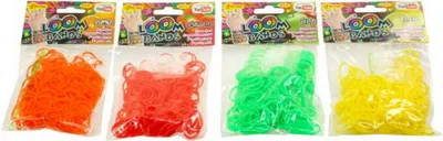 Produktbild von 300 Stück Loom Bands mit Duft, 6Sets