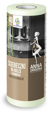 Produktbild von Anna Zaradna Tücher auf Bambusrolle 40Stk., AZ8-PS-8893
