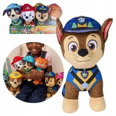 Image de Psi Patrol Et Les Dinosaures – Film "Dino" – Mascottes En Peluche – Jouets En Peluche – Chase