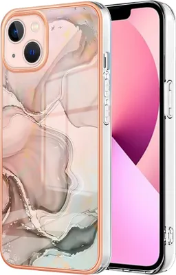 Image de Coque pour iPhone 15 coque silicone TPU à motifs, antichoc Crème