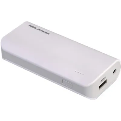 Produktbild von RealPower Powerbank BP-4000 Set schwarz 4.000mAh