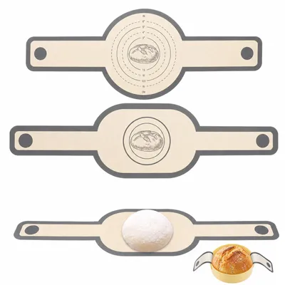 Immagine prodotto di Due stampi in silicone per pane, adatti per la Dutch Oven, riutilizzabili e antiaderenti
