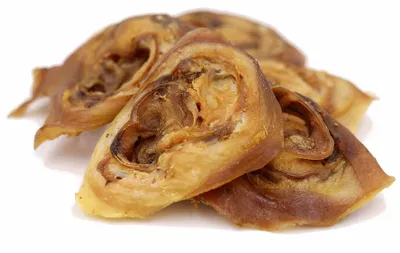 Produktbild von Schweineohrmuscheln getrocknet 10 Kg Hundesnack Kausnack Hundeleckerlie getreidefrei für Hunde natürlich ohne Zusätze