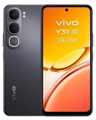 Produktbild von VIVO Y31 5G, 17,1 cm (6.72"), 6 GB, 256 GB, 50 MP, Android 15, Schwarz