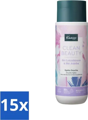 Immagine prodotto di Kneipp - Gel doccia - Bellezza pulita - Loto e Jojoba - 200 ml - Confezione risparmio - 15 pezzi