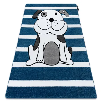 Image de Tapis PETIT PUPPY CHIOT bleu bleu 140x190 cm