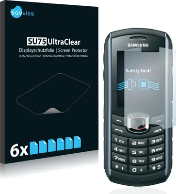 Produktbild von 6x Für Samsung B2710 Schutzfolie Savvies Displayschutz Display Schutz Folie Klar Transparent