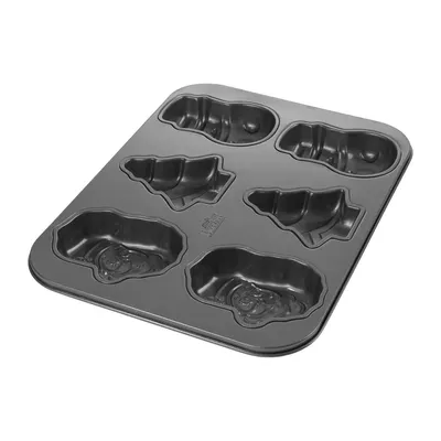 Produktbild von RBV Birkmann 221918, Backset, Schwarz, 6 Stück(e)