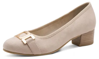 Immagine prodotto di Décolleté da donna Jana, tacco basso, vegani, color beige, taglia 37