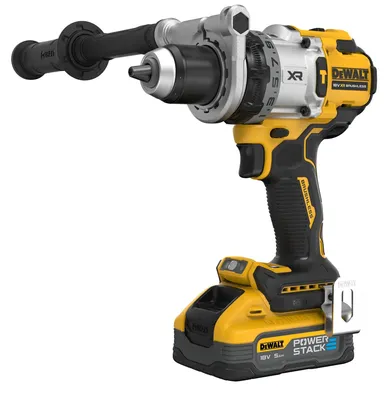 Immagine prodotto di DeWalt DCD 1007 H2T Avvitatore a percussione a batteria 18 V 169 Nm Brushless + 2x batteria Powerstack 5,0 Ah + caricabatteria + TSTAK
