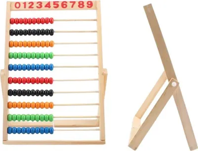 Immagine prodotto di Libretto di conteggio con perline di legno colorate