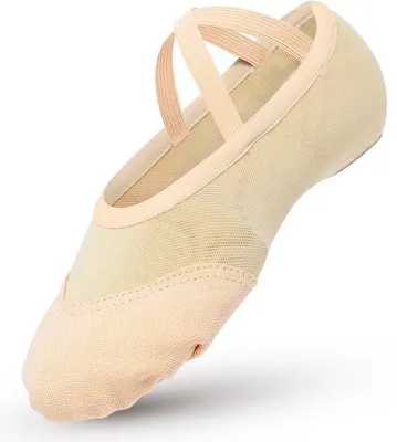 Produktbild von Ballettschuhe – Super bequem – Ballett-Tanzschuhe – Canvas/Mesh-Material – Geschwungene Sohle – Dehnbare Turnschuhe – Luftig und weich – Tanzschuhe