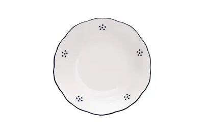 Image de Beurrier, porcelaine tchèque, Vérone, 11 cm, bleu walbela, G. Benedikt