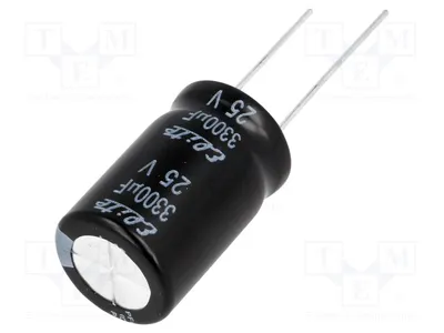 Produktbild von 2x Kondensator: elektrolytisch 25VDC THT 3300uF Ø16x31,5mm 20% PF1E332MNN1625 El