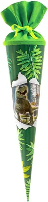 Produktbild von Goldbuch T-Rex, Schultüte mit Inhalt, Mädchen, Mehrfarbig, Abbildung, Karton, Rund