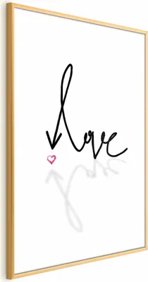 Produktbild von Posterpapier Poster - This Is Love 60x90 cm Text m-A-0927-ao-a