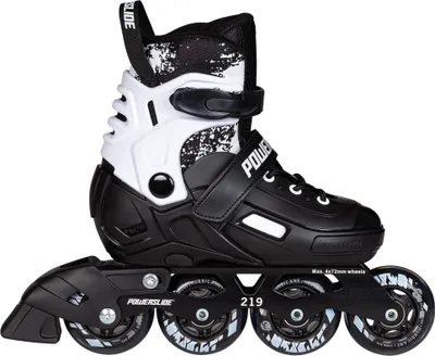 Zdjęcie produktu dla Rolki Powerslide Khaan Magic Adjustable dla dzieci, kolor czarny, rozmiar EU 35–38