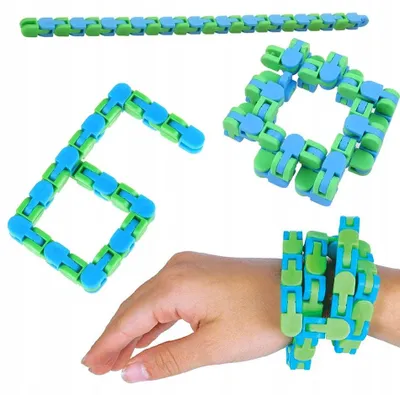 Image de Idealne Prezenty - Stawscy Chaîne Wacky Tracks Snap and Click Jouet Anti-stress