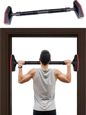 Produktbild von Famanu Klimmzugstange - Robuste und vielseitige Trainingsstation - Verstellbar 70-100 cm