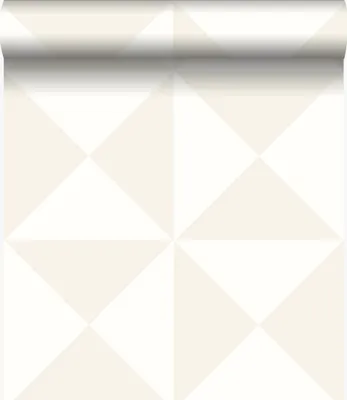 Produktbild von Origin Wallcoverings Tapete grafische Form Weiß 53 cm x 10.05 m