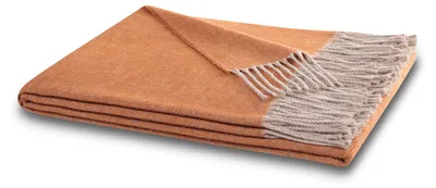 Produktbild von Biederlack Plaid Farbe Rust Größe 130x170 cm