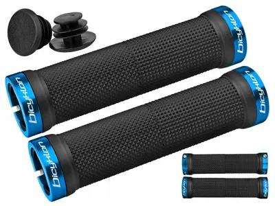 Produktbild von Bicyklon Lock-On Fahrradgriffe Schraubgriffe Hellblau Ergonomisch