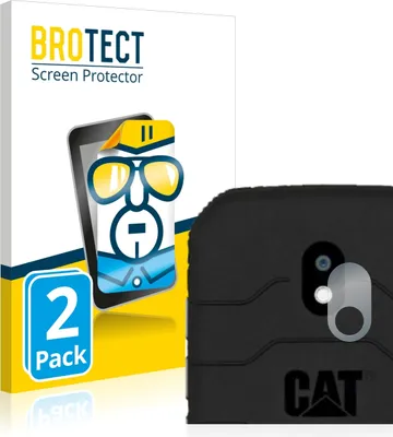 Produktbild von 2x Für Caterpillar Cat S42 (NUR Kameraschutz) Schutzfolie BROTECT Displayschutz Display Schutz Folie Klar Transparent