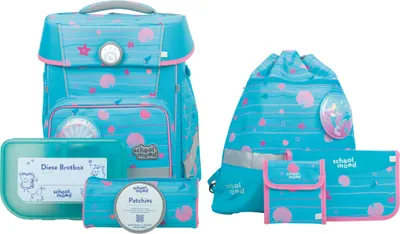 Produktbild von School Mood Champion Maxx Lilly Meerjungfrau Ranzen 7tlg.