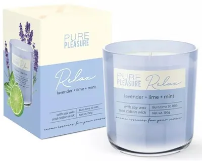 Obrázok produktu pre Vonná svíčka ve skle 150g Pure Pleasure Relax