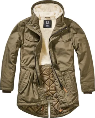 Produktbild von Brandit Winterjacke Herren Marsh Lake Teddyparka oliv XXL