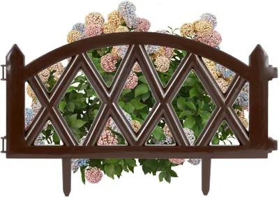 Obrázok produktu pre Vilde Palisádový plotový lem hnedý 49x30 cm