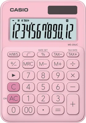 Immagine prodotto di Calcolatrice tascabile CASIO MS-20UC-PK rosa