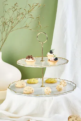 Image de Hermia Concept, Goblen - Transparent, plat à biscuits, transparent, verre, 28 x 28 cm