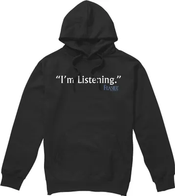 Obrázok produktu pre Frasier - Mikina s kapucňou "I'm Listening" pre mužov TV8500 (S) (Black)