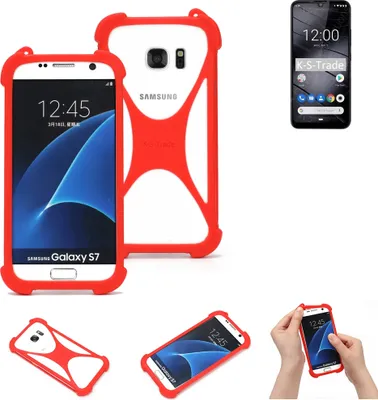 Produktbild von K-S-Trade Handy-Hülle kompatibel mit Gigaset GS190 Schutz-Hülle Bumper Silikon Schutz Hülle Cover Case Silikoncase Silikonbumper TPU Softcase