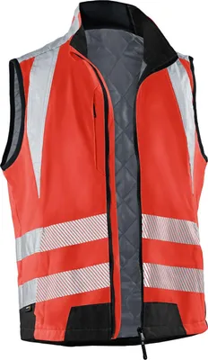 Produktbild von Warnweste rot/schwarz Gr. XXXXL
