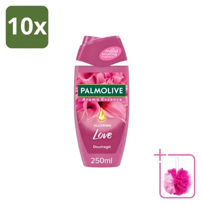 Produktbild von 10 x Palmolive Aroma Essence Alluring Love Douchegel - 250 ml - Sparpackung - 10 Stücke
