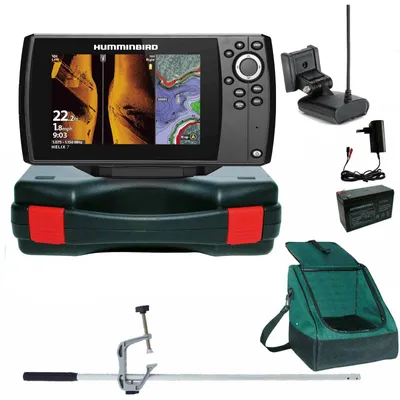 Produktbild von Humminbird Helix 7 Chirp GPS Mega SI G4 Side Imaging GPS Kartenplotter Echolot Portabel Master Plus - Komplett mit Geber