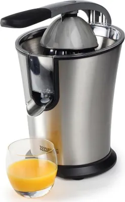 Obrázek produktu pro Odšťavňovač na citrony 160 W, stříbrný, profesionální, výkonný