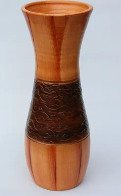 Produktbild von BODENVASE 50cm groß Keramik - Modell Beleza Hellbraun