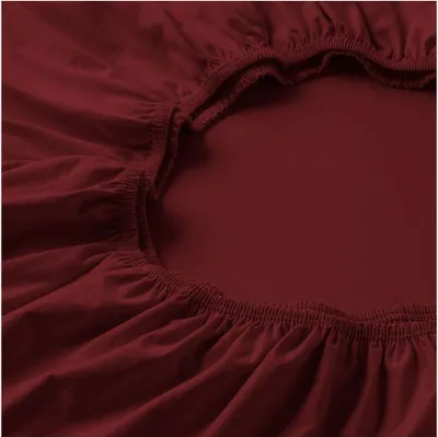 Produktbild von Estella  Zwirn-Jersey Spannlaken Größe 150x200 cm Farbe burgund